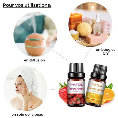 Coffret huiles essentielles - Paradis fruité x10