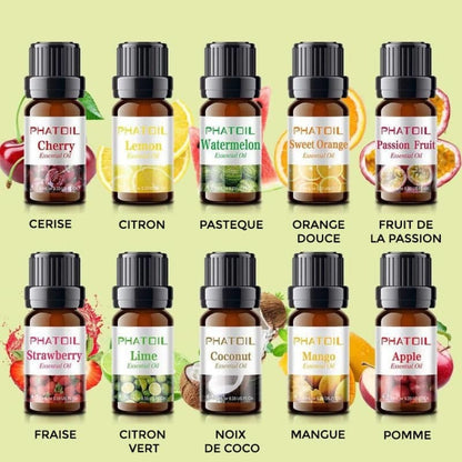 Coffret huiles essentielles - Paradis fruité x10