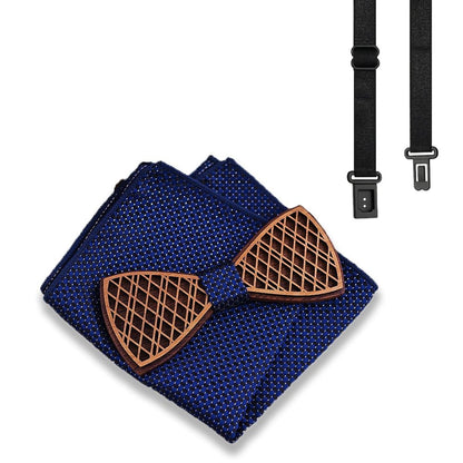 Coffret Noeud Papillon Bois Mariage - Bee