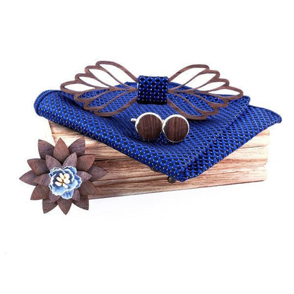 Coffret Noeud Papillon Bois Mariage - Butterfly T298-C1