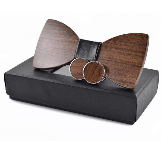 Coffret Noeud Papillon Bois - Nuda