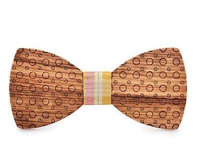 1 Coffret Noeud Papillon Bois - Sixties
