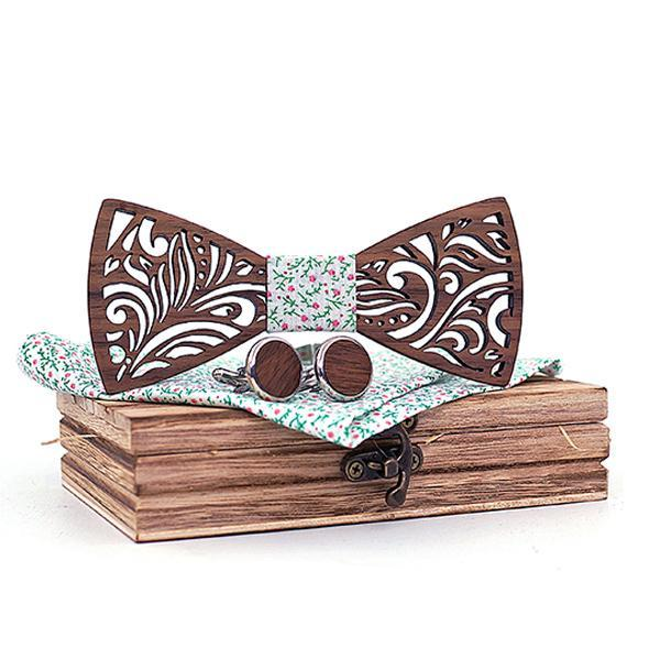Fleuri Coffret Noeud Papillon Bois - Sweet