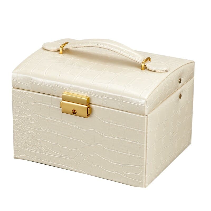 Coffret rangement bijoux à compartiments