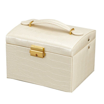 Coffret rangement bijoux à compartiments