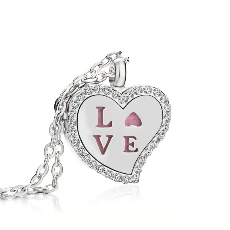 Collier coeur diffuseur d’huiles essentielles - Arbre de vie