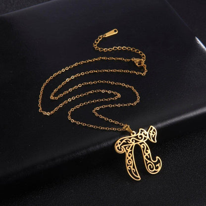 Collier juif alphabet plaqué or / argent