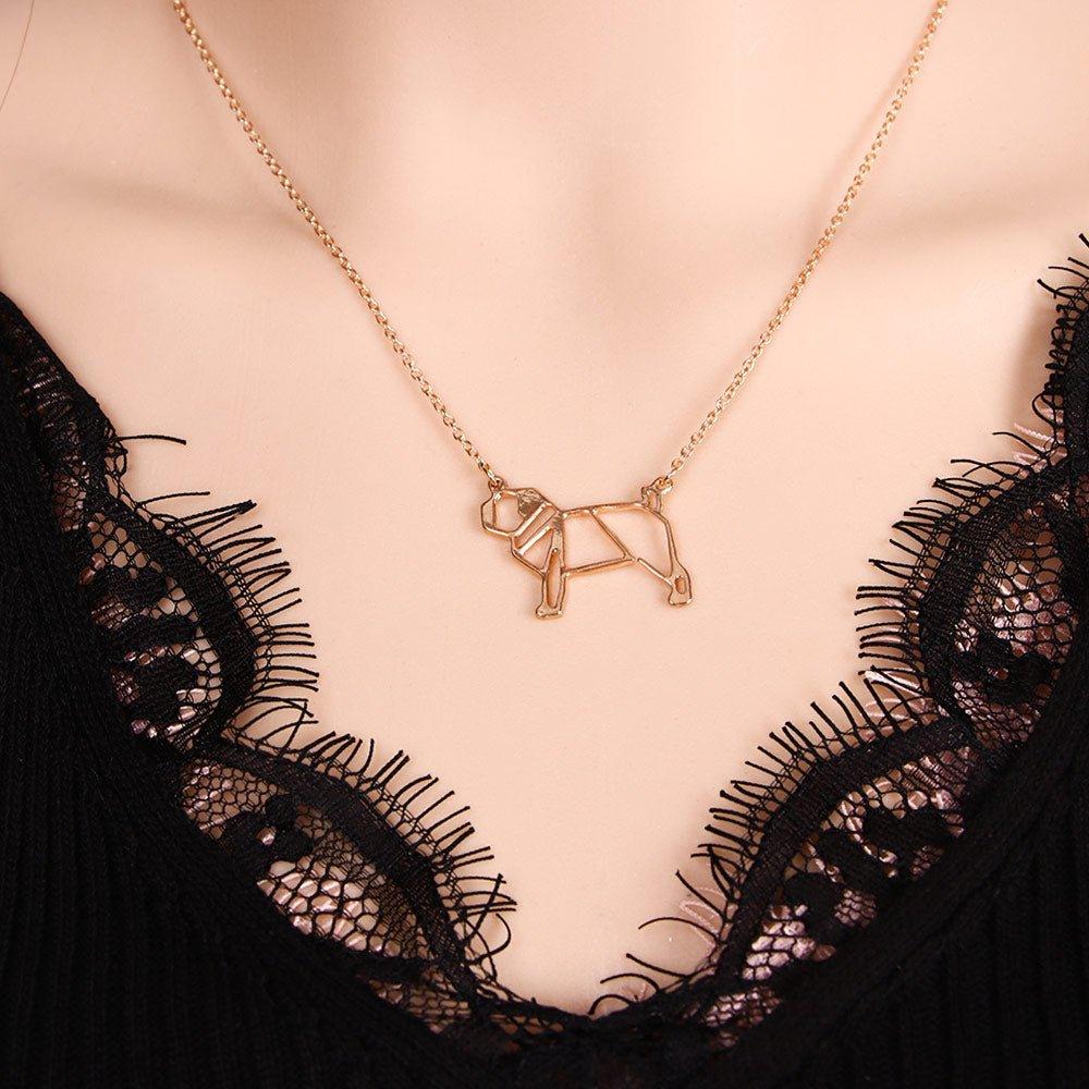 Collier pendentif chien creux - MonPendentif