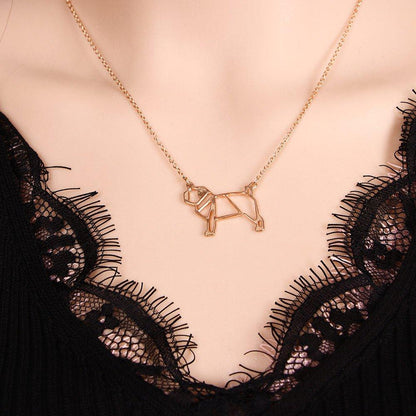 Collier pendentif chien creux - MonPendentif