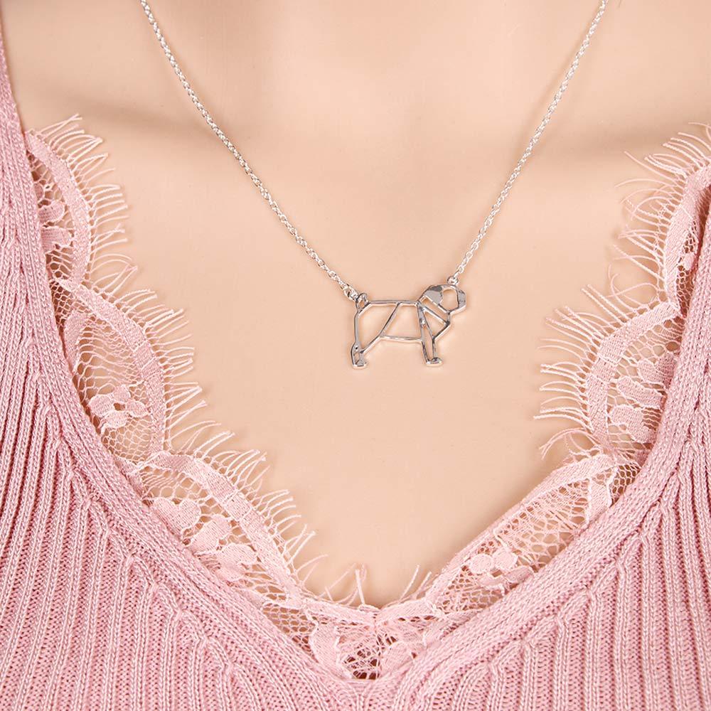 Collier pendentif chien creux - MonPendentif