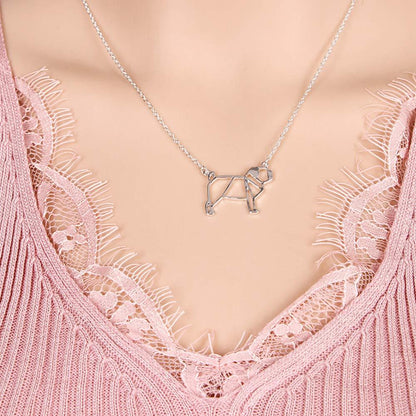Collier pendentif chien creux - MonPendentif