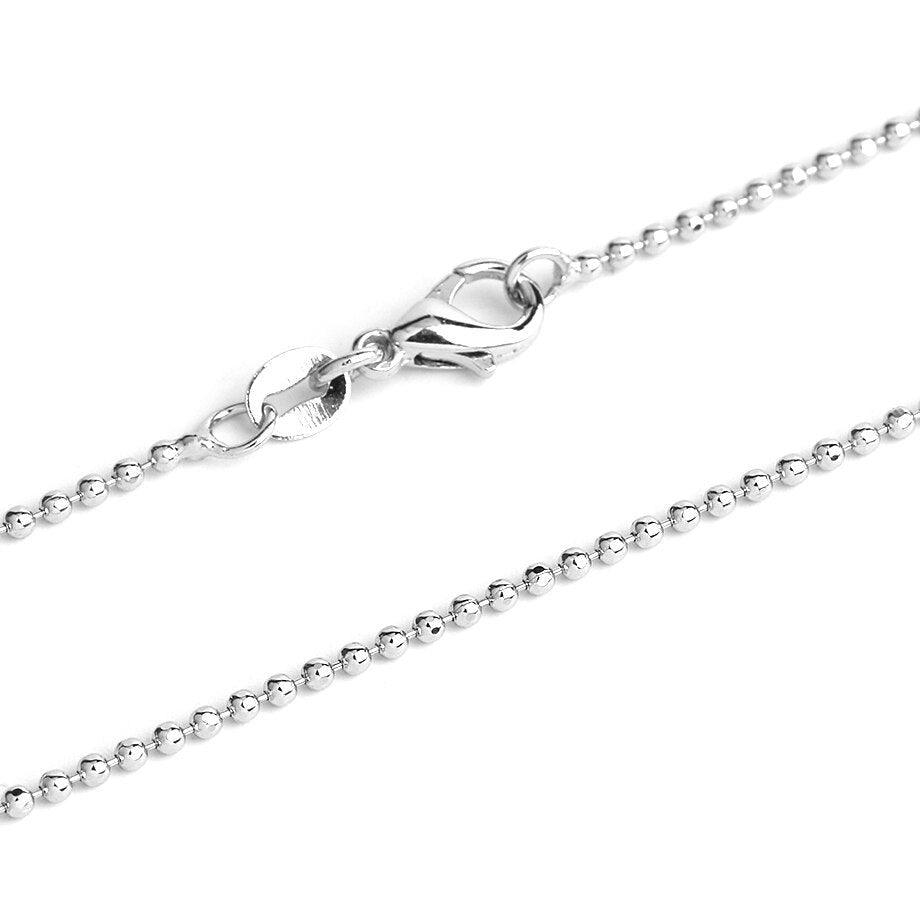 Collier pendentif chouette pierre naturel plaqué argent