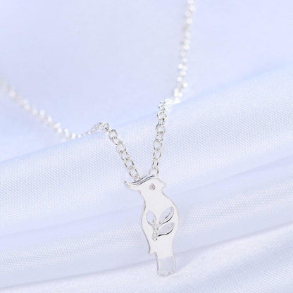 Collier pendentif colibri plat fin plaqué or / argent