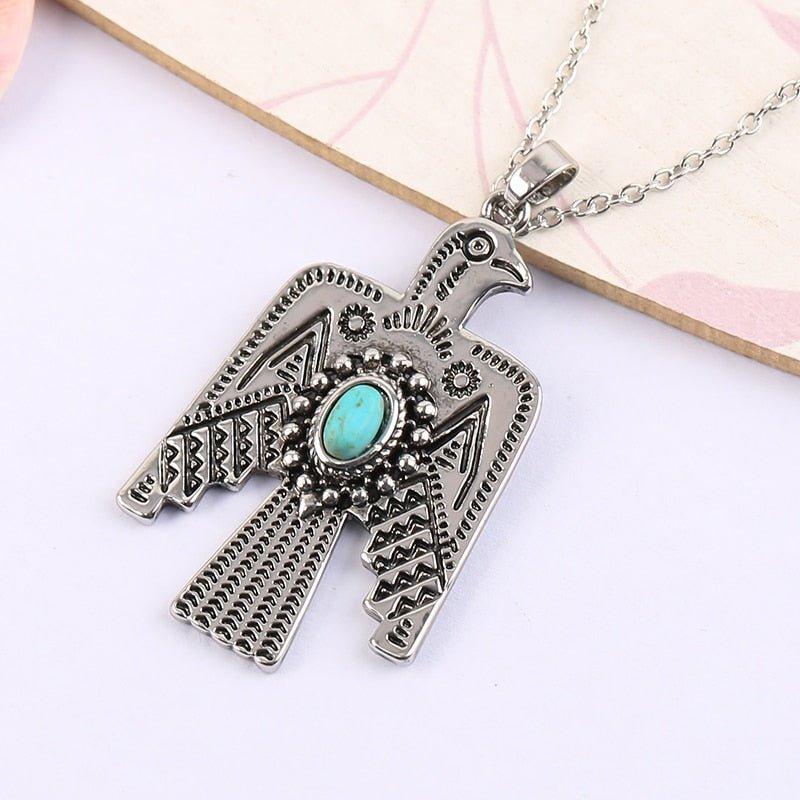 Collier pendentif colombe indienne - MonPendentif