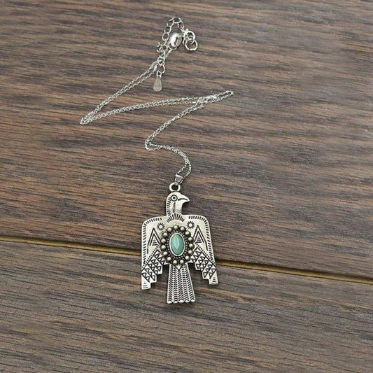 Collier pendentif colombe indienne