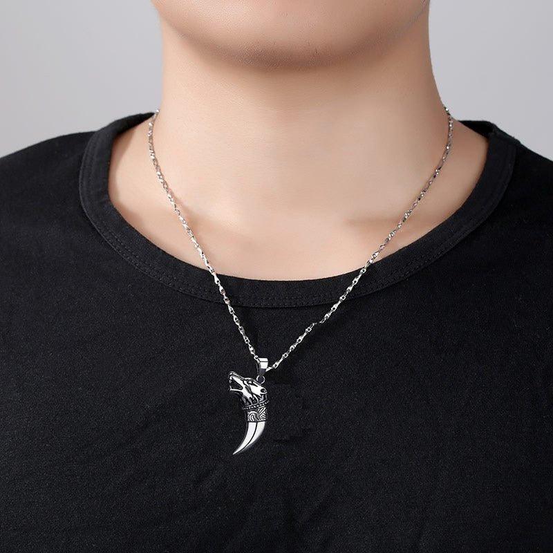 Collier pendentif corne de loup - MonPendentif