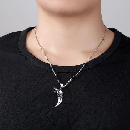 Collier pendentif corne de loup - MonPendentif