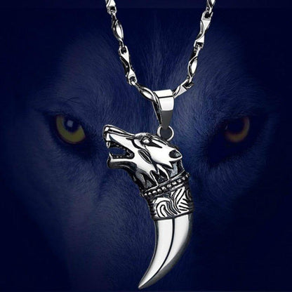 Collier pendentif corne de loup