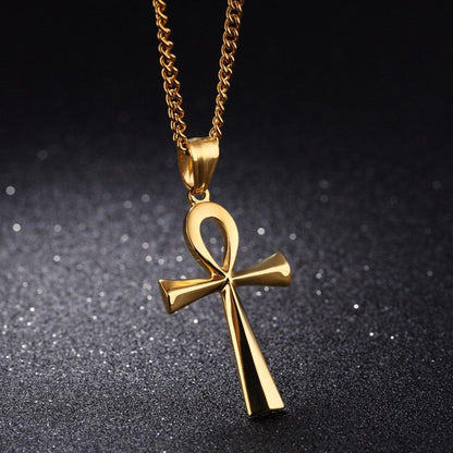 Collier pendentif égyptien croix amulette - MonPendentif
