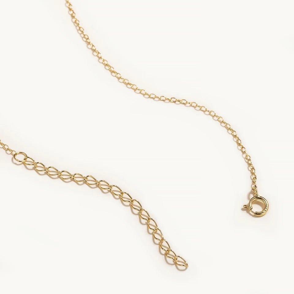 Collier pendentif lettre initiale en argent 925