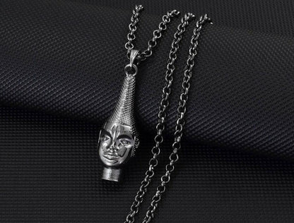 Collier pendentif masque reine mère de l'empire du Bénin - MonPendentif