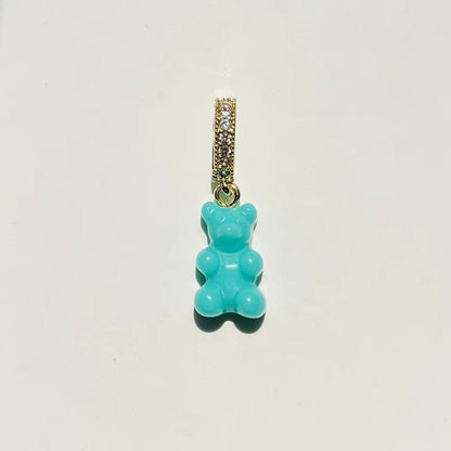 Collier pendentif ourson coloré