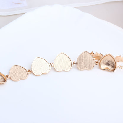 Collier pendentif porte photo cœur ailes argent / or / or rose