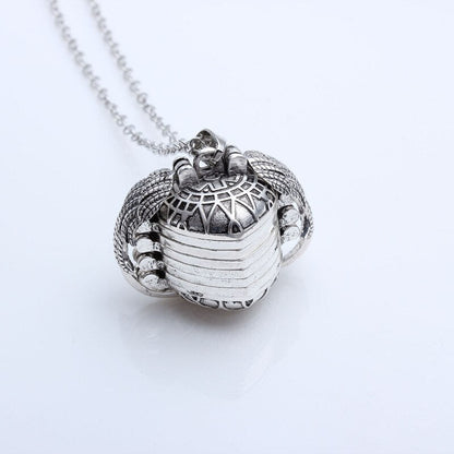 Collier pendentif porte photo cœur ailes argent / or / or rose - MonPendentif