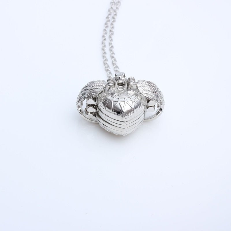 Collier pendentif porte photo cœur ailes argent / or / or rose - MonPendentif