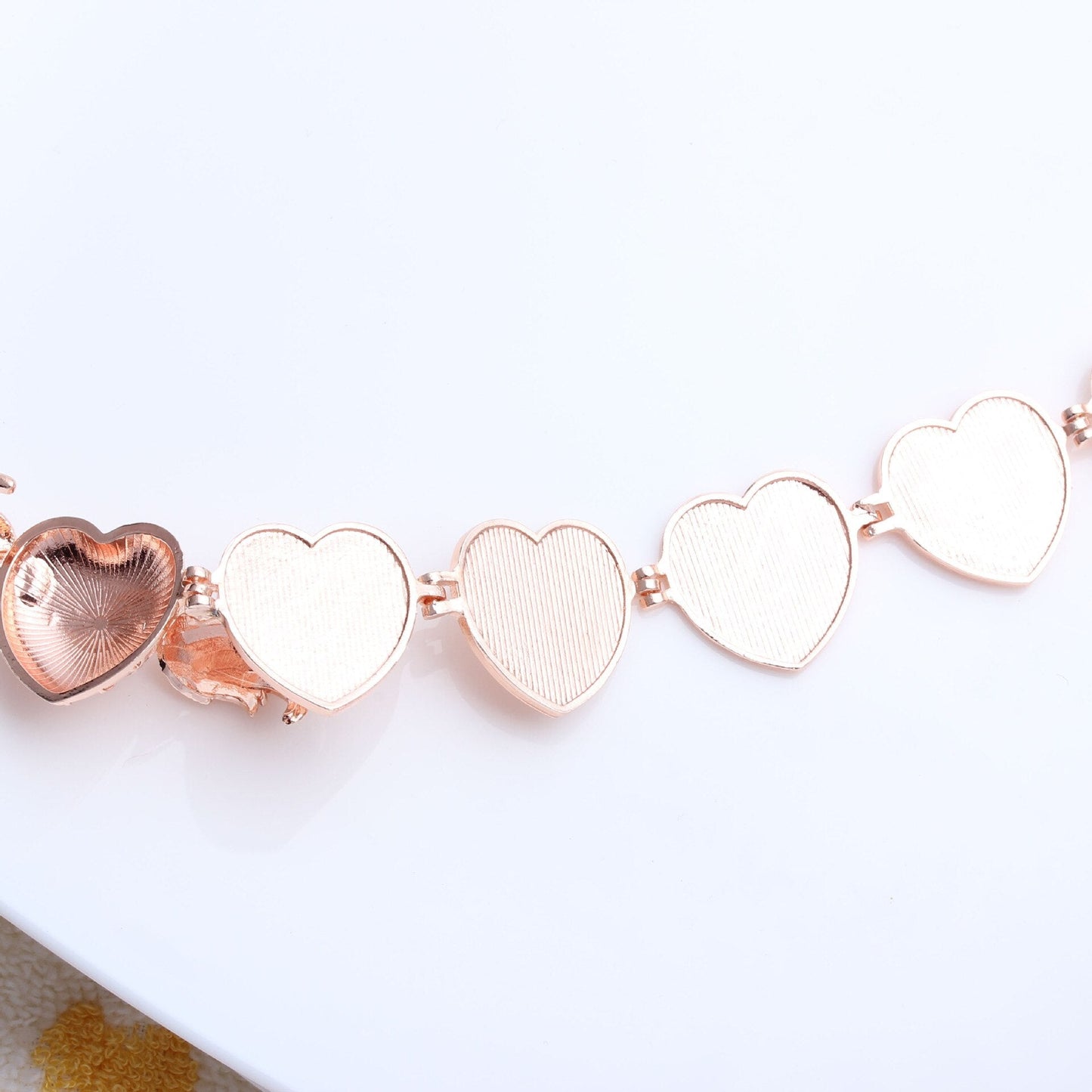 Collier pendentif porte photo cœur ailes argent / or / or rose