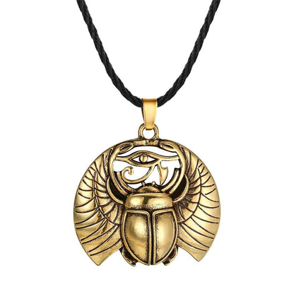 Collier pendentif scarabée oeil - MonPendentif