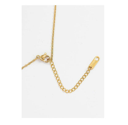 Collier pendentif soleil irrégulier creux plaqué or