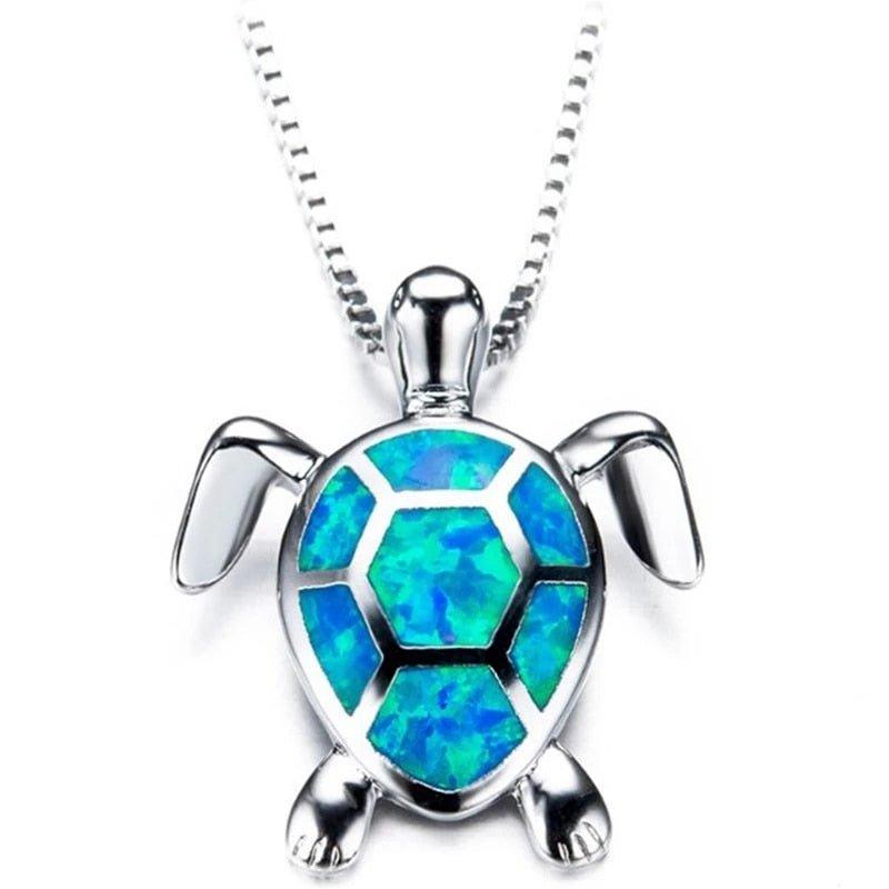 Collier pendentif tortue de mer - MonPendentif