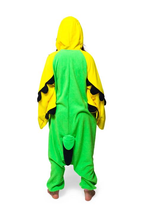 Combinaison Pyjama Perroquet Vert