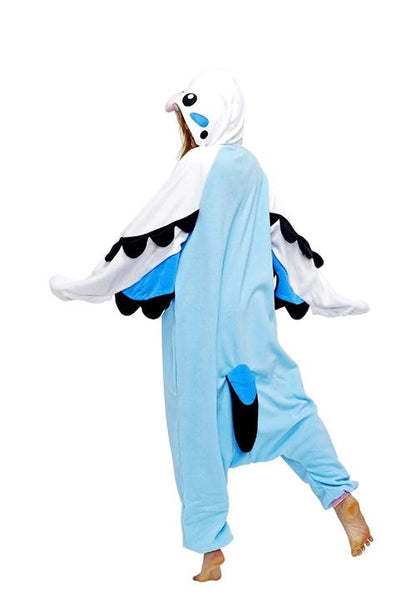 Combinaison Pyjama Perroquet Bleu