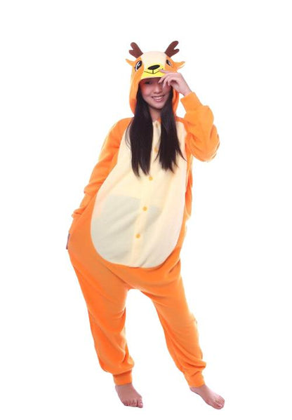 combinaison pyjama cerf femme