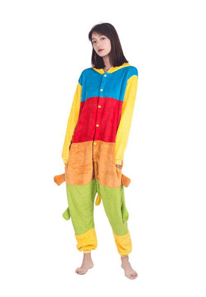 Combinaison Pyjama Chenille Multicolore