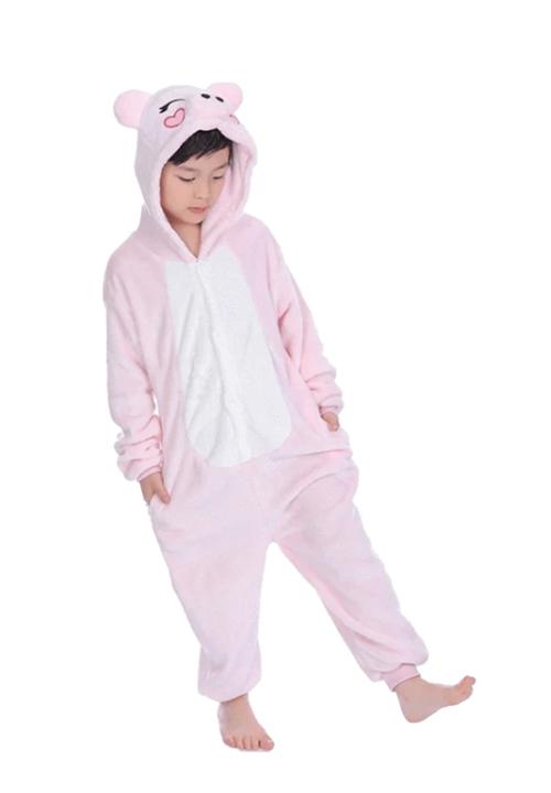 Combinaison Pyjama Garçon Cochon Amoureux