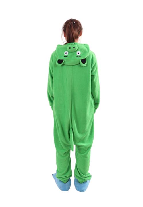 Combinaison Pyjama Cochon Vert