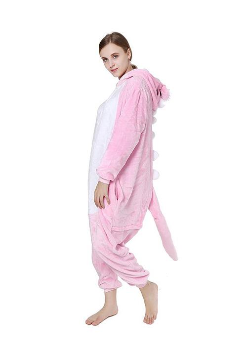 Combinaison Pyjama Dinosaure Rose