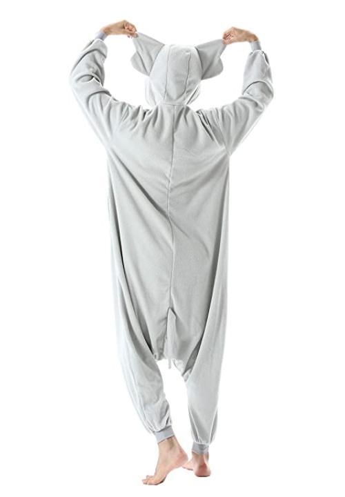 Combinaison Pyjama Éléphant Gris