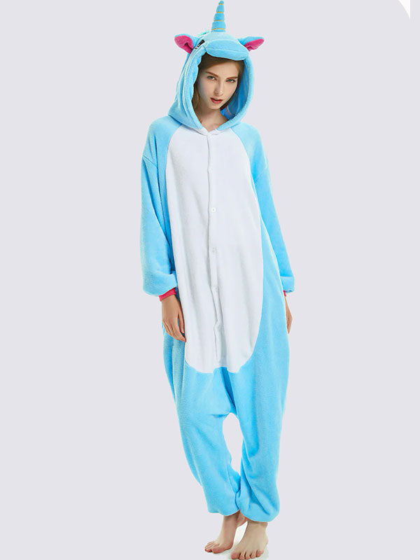 Combinaison Pyjama Pour Femme "Licorne Bleu"