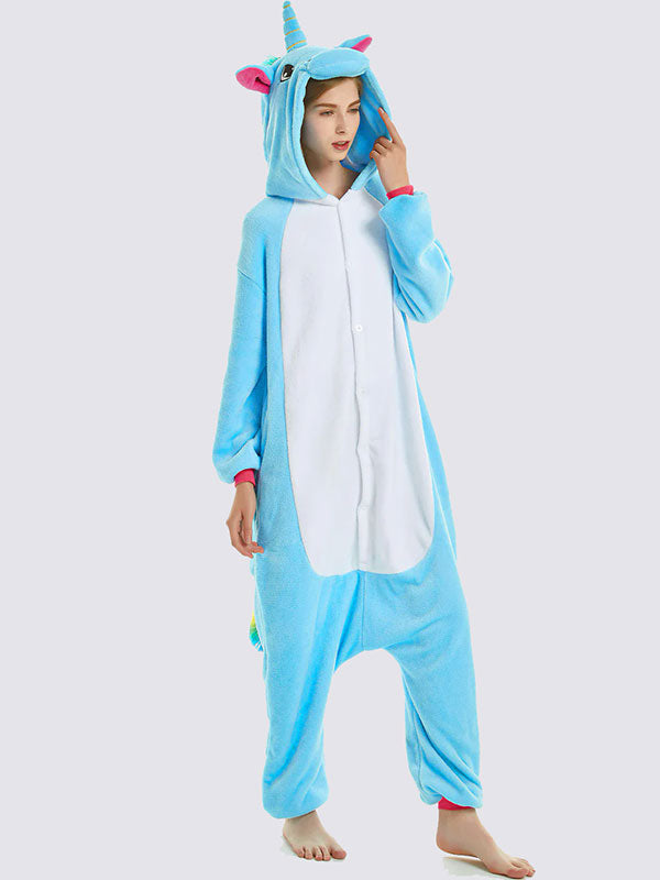 Combinaison Pyjama Pour Femme "Licorne Bleu"