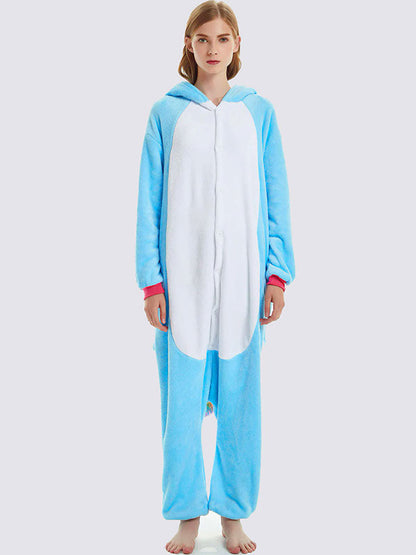 Combinaison Pyjama Pour Femme "Licorne Bleu"