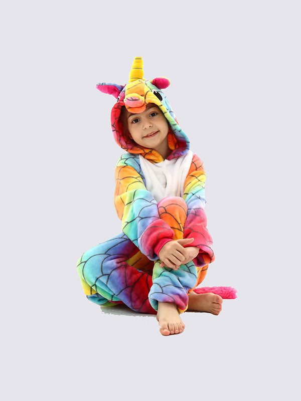 Combinaison Pyjama Pour Fille "Arc-en-Ciel"