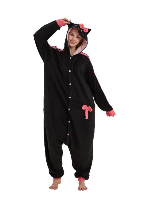 Combinaison Pyjama <br> Hello Kitty Noir