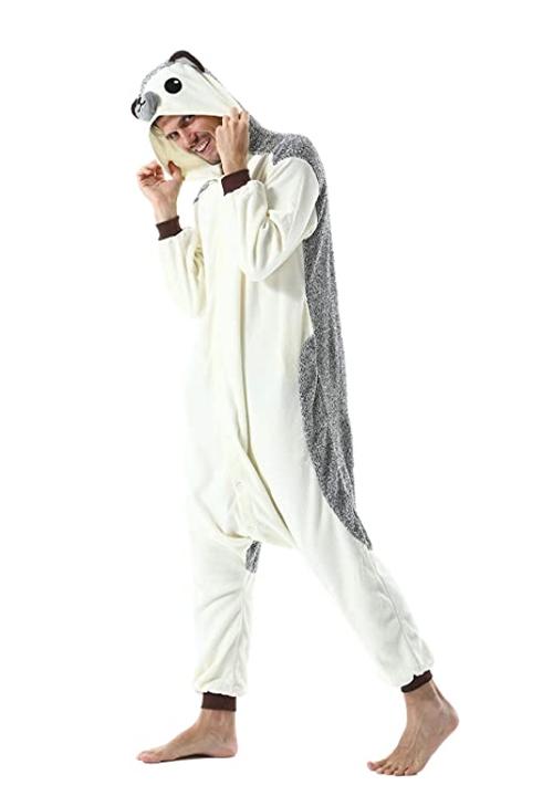 Combinaison Pyjama Hérisson Grisé