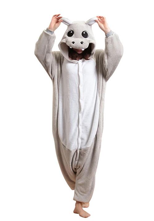 combinaison pyjama hippopotame
