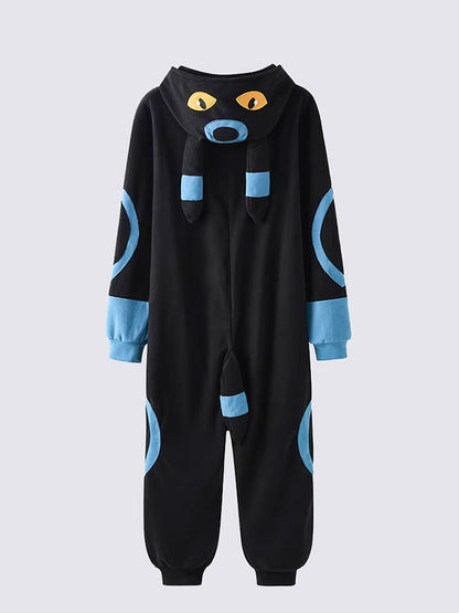 Combinaison Pyjama Pour Homme "Chat Nocturne Bleu"