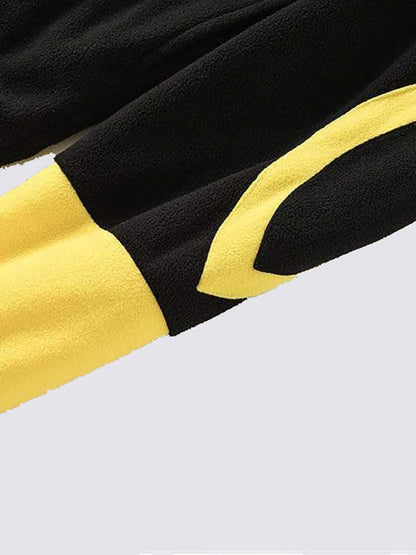 Combinaison Pyjama Pour Homme "Chat Nocturne Jaune"